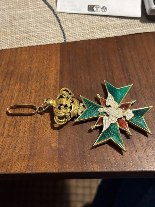 Insigne Commandeur de L'ordre de la Vigilance Saxe Weimar En Or